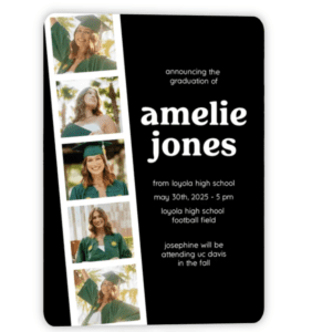  Best Graduation Invitations - photo strip